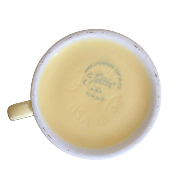 Fiestaware Pale Yellow Ring Handle Mug Fiesta HLC Homer Laughlin USA - Picture 4 of 7